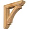 Ekena Millwork Imperial Slat Rough Sawn Bracket w/ Offset Brace, Western Red Cedar, 8"W x 38"D x 38"H BKT0806X38X38IMP06RWR - alternate 1